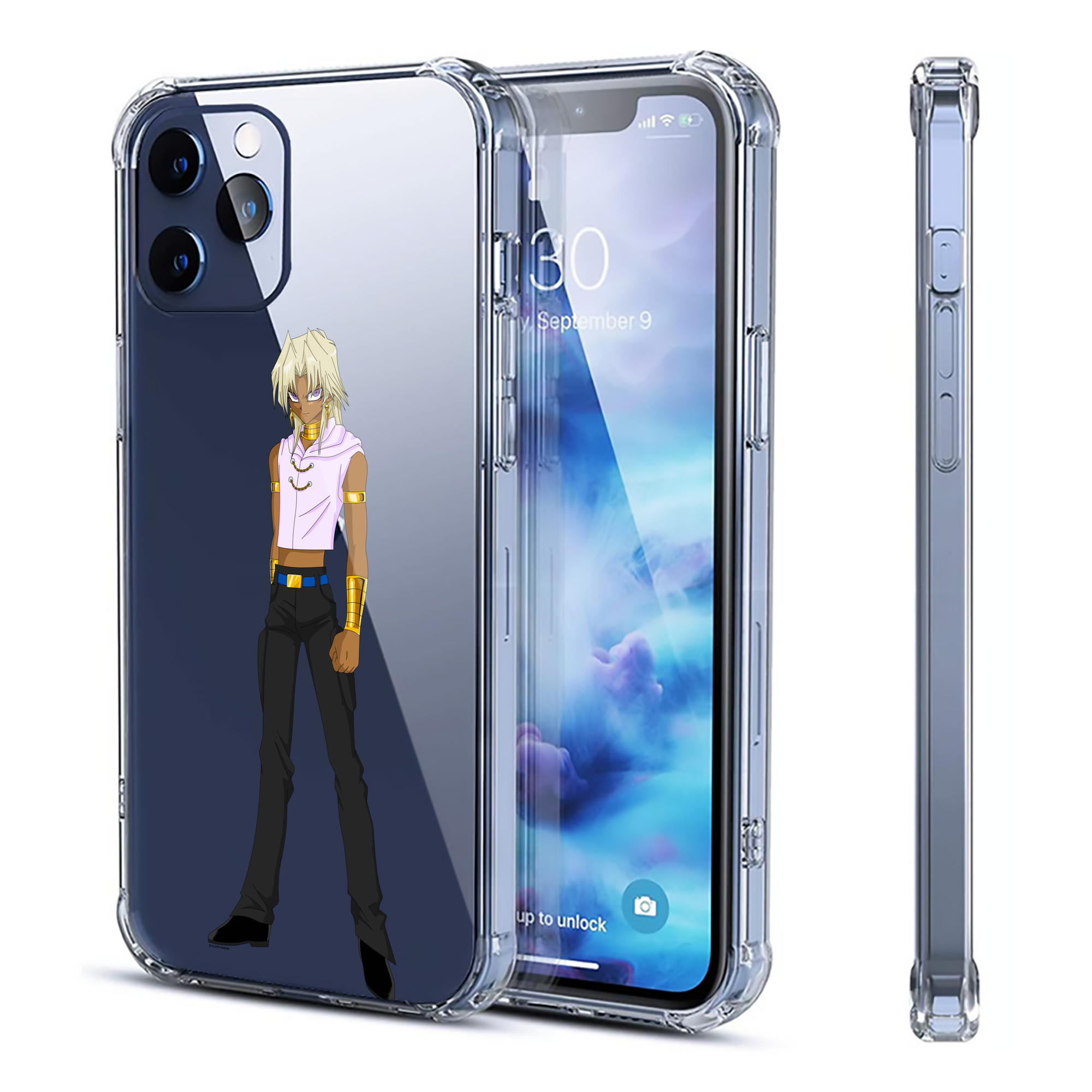 （画像用） 遊☆戯☆王 Yu-Gi-Oh! 【iPhone 12シリーズ対応】透明スマホケース（クリアソフトケース）